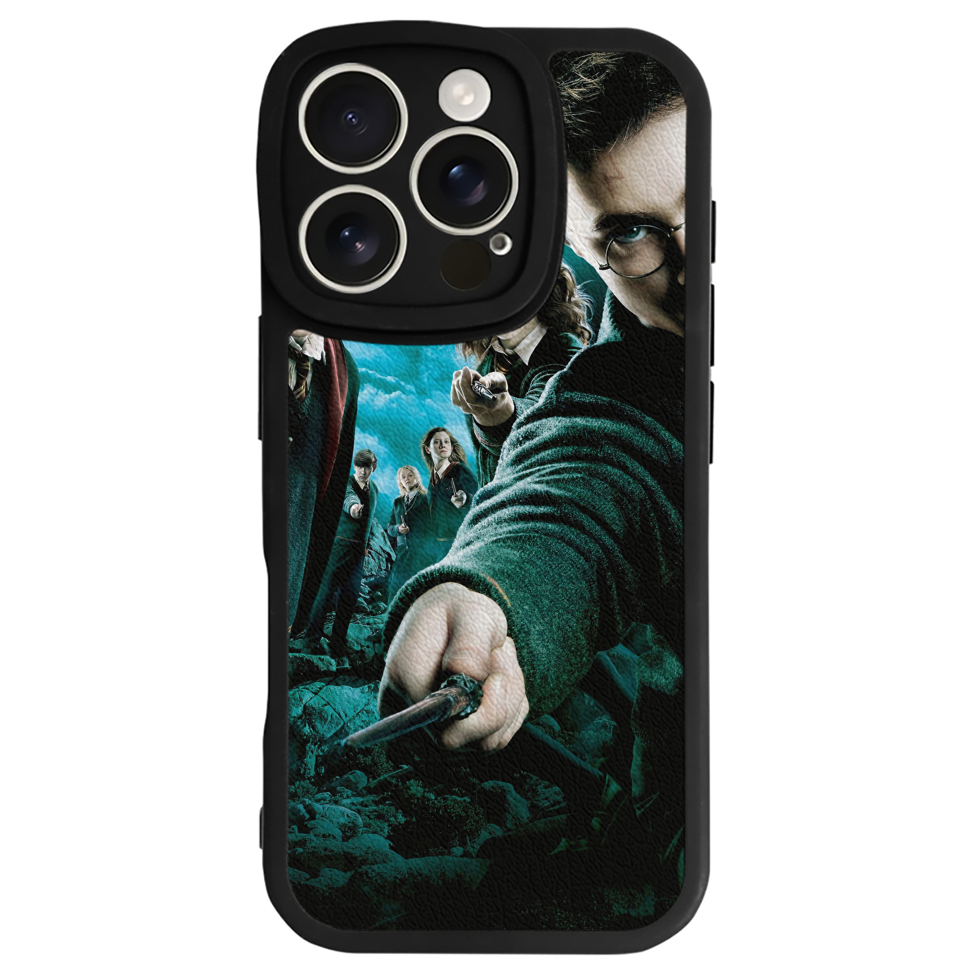 （画像用） Harry Potter ハリー・ポッターシリーズ 【iPhone 16シリーズ対応】シリコンスマホケース（レザー調） 材質：シリコン